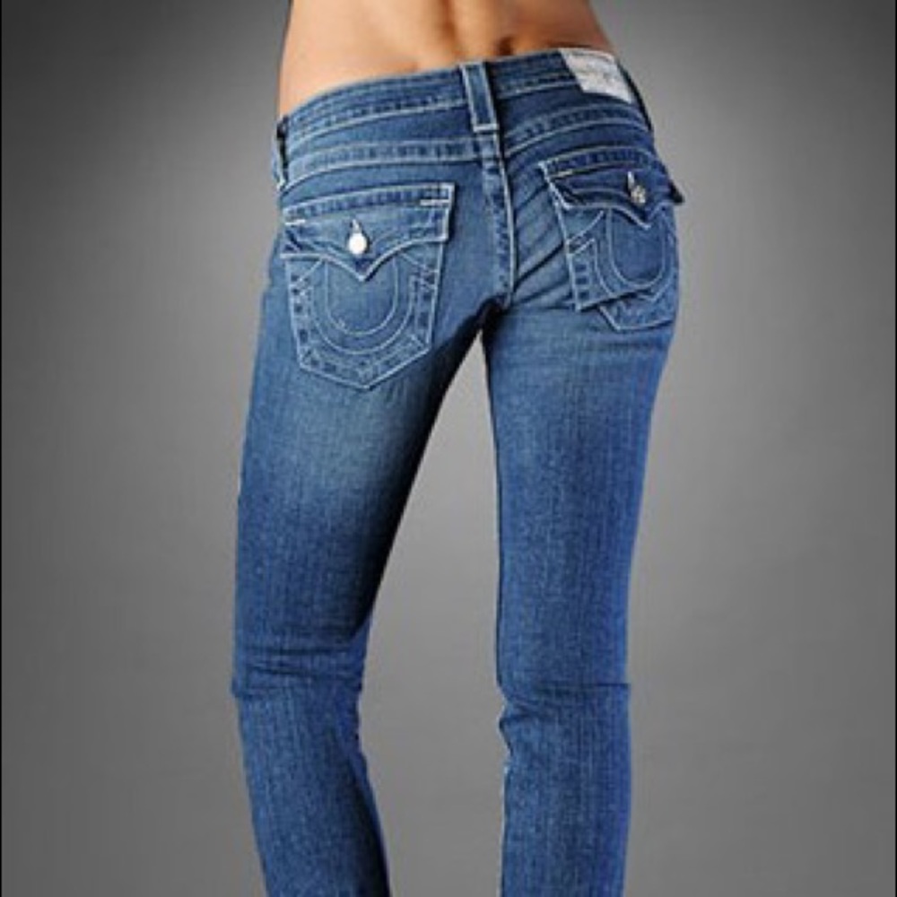 True Religion Julie Skinny Jeans (Low Rise)
